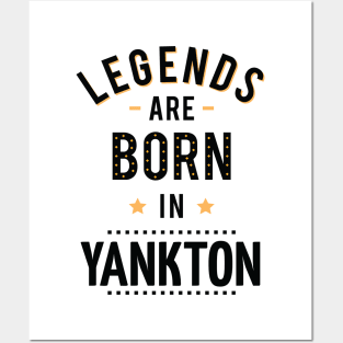 Legends Are Born In Yankton Posters and Art